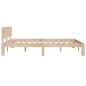 vidaXL Giroletto in Legno Massello 150x200 cm 5FT King Size vidaXL Giroletto in Legno Massello 150x200 cm 5FT King Size