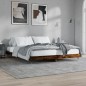 vidaXL Giroletto Rovere Fumo 120x200 cm in Legno Multistrato vidaXL Giroletto Rovere Fumo 120x200 cm in Legno Multistrato