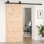 vidaXL Porta del Granaio 90x1,8x204,5 cm in Legno Massello di Pino vidaXL Porta del Granaio 90x1,8x204,5 cm in Legno Massello di Pino