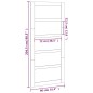 vidaXL Porta del Granaio 90x1,8x204,5 cm in Legno Massello di Pino vidaXL Porta del Granaio 90x1,8x204,5 cm in Legno Massello di Pino