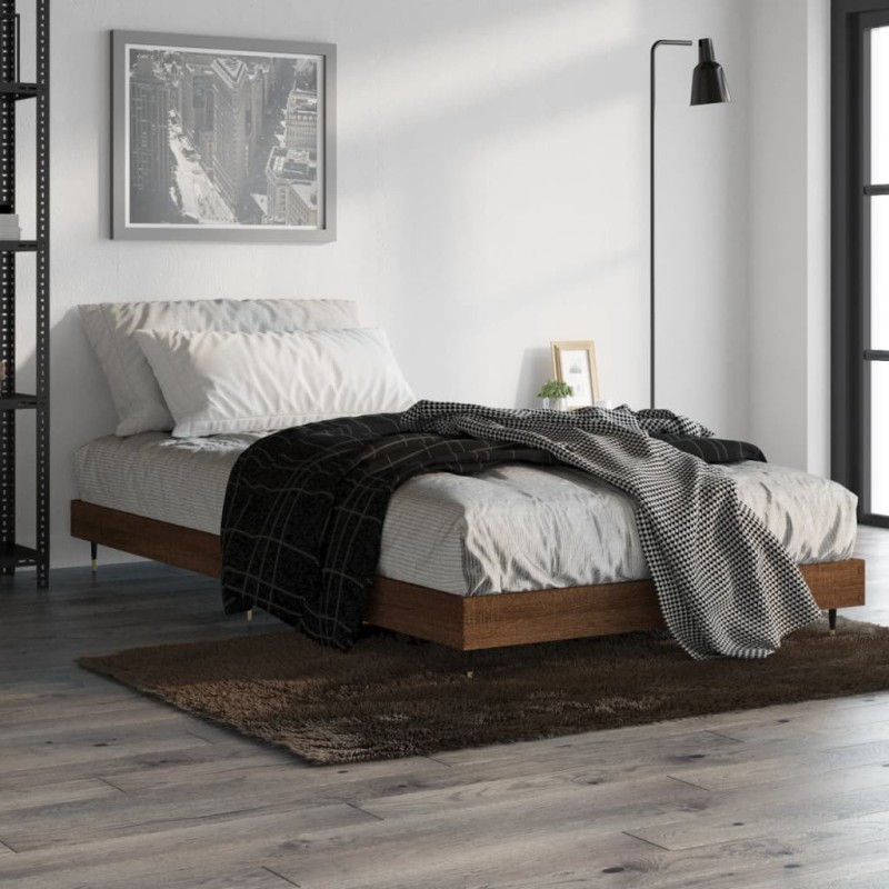 vidaXL Giroletto Rovere Marrone 90x200 cm in Legno Multistrato vidaXL Giroletto Rovere Marrone 90x200 cm in Legno Multistrato
