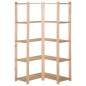 vidaXL Scaffale ad Angolo 5 Livelli 82,5x82,5x170 cm Massello di Pino vidaXL Scaffale ad Angolo 5 Livelli 82,5x82,5x170 cm Massello di Pino