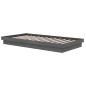 vidaXL Giroletto Grigio in Legno Massello 100x200 cm