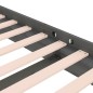 vidaXL Giroletto Grigio in Legno Massello 100x200 cm