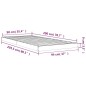 vidaXL Giroletto Bianco 90x200 cm in Legno Massello di Pino vidaXL Giroletto Bianco 90x200 cm in Legno Massello di Pino