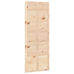 vidaXL Porta del Granaio 80x1,8x214 cm in Legno Massello di Pino