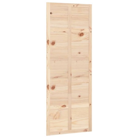 vidaXL Porta del Granaio 80x1,8x214 cm in Legno Massello di Pino