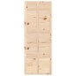 vidaXL Porta del Granaio 80x1,8x214 cm in Legno Massello di Pino