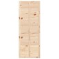 vidaXL Porta del Granaio 80x1,8x214 cm in Legno Massello di Pino