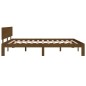 vidaXL Giroletto Marrone Miele in Legno Massello di Pino 160x200 cm vidaXL Giroletto Marrone Miele in Legno Massello di Pino 160x200 cm