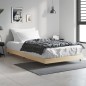 vidaXL Giroletto Rovere Sonoma 90x190 cm in Legno Multistrato vidaXL Giroletto Rovere Sonoma 90x190 cm in Legno Multistrato