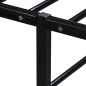 vidaXL Giroletto Nero in Metallo 180x200 cm vidaXL Giroletto Nero in Metallo 180x200 cm