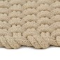 vidaXL Tappeto Rettangolare Naturale 160x230 cm in Cotone vidaXL Tappeto Rettangolare Naturale 160x230 cm in Cotone