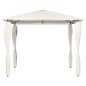 Gazebo con Montanti Rivestiti 3x3x2,6 m Crema 160 g/m² Gazebo con Montanti Rivestiti 3x3x2,6 m Crema 160 g/m²
