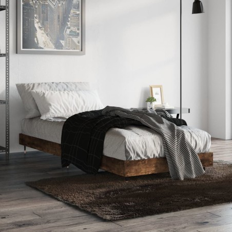 vidaXL Giroletto Rovere Fumo 75x190 cm in Legno Multistrato