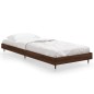 vidaXL Giroletto Rovere Marrone 75x190 cm in Legno Multistrato