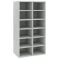 vidaXL Scarpiera Grigio Cemento 54x34x100,5 cm in Legno Multistrato vidaXL Scarpiera Grigio Cemento 54x34x100,5 cm in Legno Multistrato