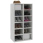vidaXL Scarpiera Grigio Cemento 54x34x100,5 cm in Legno Multistrato vidaXL Scarpiera Grigio Cemento 54x34x100,5 cm in Legno Multistrato