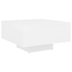 vidaXL Tavolino da Salotto Bianco 60x60x31,5 cm in Truciolato