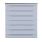 vidaXL Tenda Oscurante a Rullo Zebra 90 x 150 cm Bianca