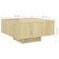 vidaXL Tavolino da Salotto Rovere Sonoma 60x60x31,5 cm in Truciolato