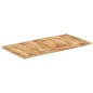vidaXL Piano Tavolo in Legno Massello Mango 25-27 mm 120x60 cm