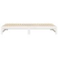 vidaXL Dormeuse Estraibile Bianca 2x(100x200)cm Legno Massello di Pino vidaXL Dormeuse Estraibile Bianca 2x(100x200)cm Legno Massello di Pino