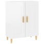 vidaXL Credenza 69,5x34x90 cm in Legno Multistrato Bianco Lucido vidaXL Credenza 69,5x34x90 cm in Legno Multistrato Bianco Lucido