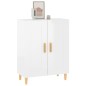 vidaXL Credenza 69,5x34x90 cm in Legno Multistrato Bianco Lucido vidaXL Credenza 69,5x34x90 cm in Legno Multistrato Bianco Lucido