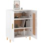 vidaXL Credenza 69,5x34x90 cm in Legno Multistrato Bianco Lucido vidaXL Credenza 69,5x34x90 cm in Legno Multistrato Bianco Lucido