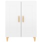vidaXL Credenza 69,5x34x90 cm in Legno Multistrato Bianco Lucido vidaXL Credenza 69,5x34x90 cm in Legno Multistrato Bianco Lucido