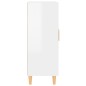 vidaXL Credenza 69,5x34x90 cm in Legno Multistrato Bianco Lucido vidaXL Credenza 69,5x34x90 cm in Legno Multistrato Bianco Lucido