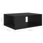 vidaXL Tavolino da Salotto Nero 90x67x33 cm in Truciolato vidaXL Tavolino da Salotto Nero 90x67x33 cm in Truciolato