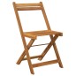 vidaXL Set Bistrò Pieghevole 3pz in Legno Massello di Acacia vidaXL Set Bistrò Pieghevole 3pz in Legno Massello di Acacia