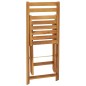vidaXL Set Bistrò Pieghevole 3pz in Legno Massello di Acacia vidaXL Set Bistrò Pieghevole 3pz in Legno Massello di Acacia
