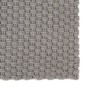 vidaXL Tappeto Rettangolare Grigio 80x160 cm in Cotone vidaXL Tappeto Rettangolare Grigio 80x160 cm in Cotone