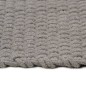vidaXL Tappeto Rettangolare Grigio 80x160 cm in Cotone vidaXL Tappeto Rettangolare Grigio 80x160 cm in Cotone