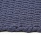 vidaXL Tappeto Rettangolare Blu Marino 120x180 cm in Cotone vidaXL Tappeto Rettangolare Blu Marino 120x180 cm in Cotone