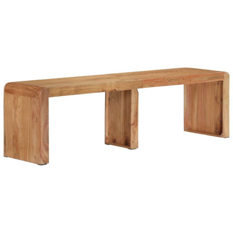 vidaXL Panca 160x38x45 cm in Legno Massello di Acacia vidaXL Panca 160x38x45 cm in Legno Massello di Acacia