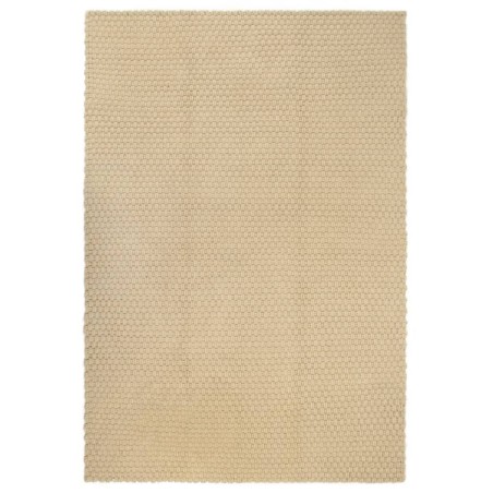 vidaXL Tappeto Rettangolare Naturale 80x160 cm in Cotone