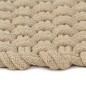 vidaXL Tappeto Rettangolare Naturale 80x160 cm in Cotone vidaXL Tappeto Rettangolare Naturale 80x160 cm in Cotone
