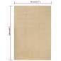 vidaXL Tappeto Rettangolare Naturale 80x160 cm in Cotone vidaXL Tappeto Rettangolare Naturale 80x160 cm in Cotone