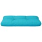 vidaXL Cuscino per Pallet Turchese 80x40x12 cm in Tessuto