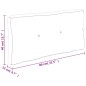 vidaXL Cuscino per Pallet Turchese 80x40x12 cm in Tessuto