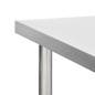 vidaXL Tavolo da Lavoro Cucina con Ruote 100x60x85 cm in Acciaio Inox vidaXL Tavolo da Lavoro Cucina con Ruote 100x60x85 cm in Acciaio Inox