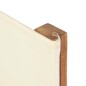 vidaXL Sedie da Regista Pieghevoli 2 pz Crema Legno Massello di Teak vidaXL Sedie da Regista Pieghevoli 2 pz Crema Legno Massello di Teak