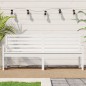 vidaXL Panca da Giardino Bianca 203,5x48x91,5cm Legno Massello di Pino vidaXL Panca da Giardino Bianca 203,5x48x91,5cm Legno Massello di Pino
