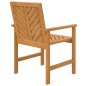 vidaXL Sedie da Pranzo da Giardino 3pz Legno Massello di Acacia vidaXL Sedie da Pranzo da Giardino 3pz Legno Massello di Acacia