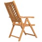 vidaXL Sedie da Giardino Reclinabili 3 pz in Legno Massello di Acacia vidaXL Sedie da Giardino Reclinabili 3 pz in Legno Massello di Acacia