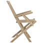 vidaXL Sedie Giardino Pieghevoli 2pz Grigie 56x61x89 cm Massello Teak vidaXL Sedie Giardino Pieghevoli 2pz Grigie 56x61x89 cm Massello Teak